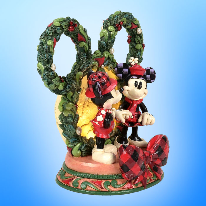 Disney Traditions - Mickey & Minnie LED Diorama (Magical Winter Moments) figurine by Jim Shore 6016880