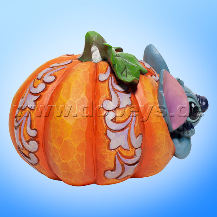 Disney Traditions - Stitch o’ Lantern (Stitch in Kürbis-Laterne) von Jim Shore 6007080