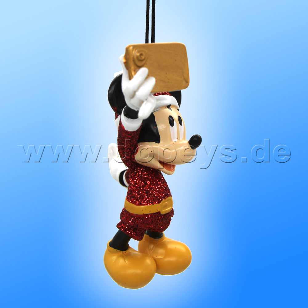 Kurt S. Adler - Disney "Festive Selfie" Mickey with Smartphone Hanging Ornament DN37057