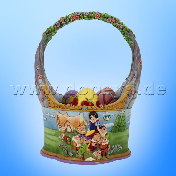 Disney Traditions - Snow White and the Seven Dwarfs Easter basket with Eggs (The Tale That Started Them All) figurine by Jim Shore 6010105