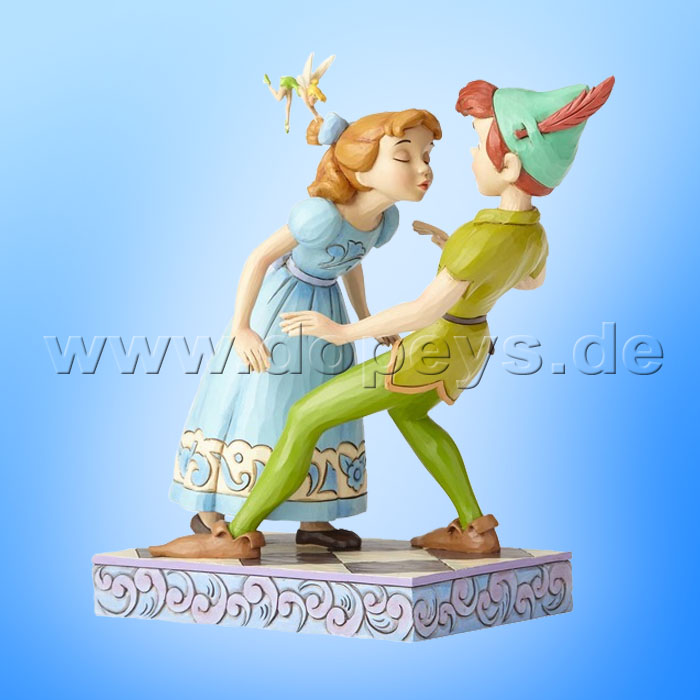 Disney Traditions / Jim Shore figurine from Enesco "An Unexpected Kiss (Peter & Wendy 65th Anniversary Piece)" 4059725