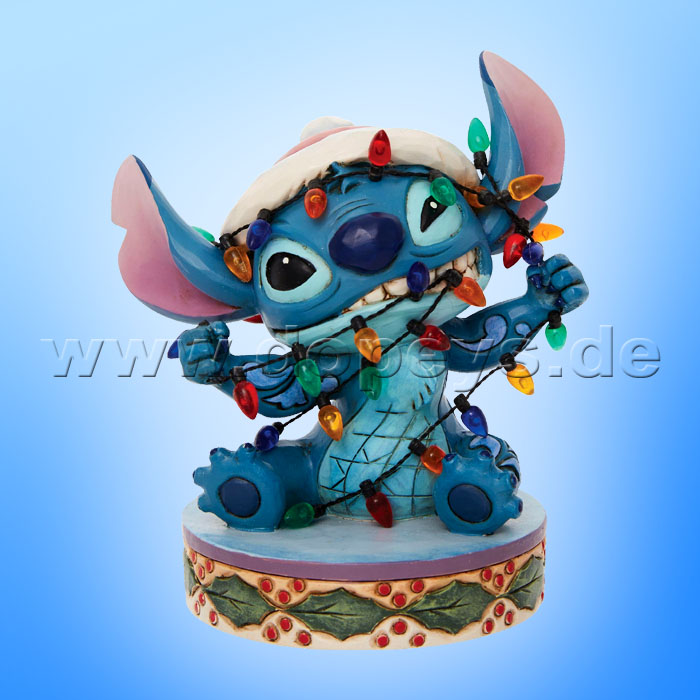 Disney Traditions -  (Weihnachts-Stitch mit Lichterkette) von Jim Shore 6010872
