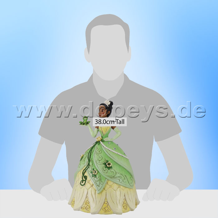 Disney Traditions Figur - Tiana Deluxe (Just One Kiss) von Jim Shore 6011921
