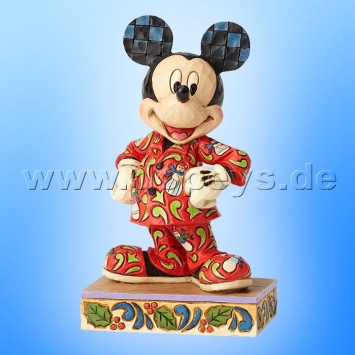 Disney Traditions / Jim Shore Figur von Enesco "Magical Morning (Mickey im Weihnachts-Schlafanzug)" 4057935.