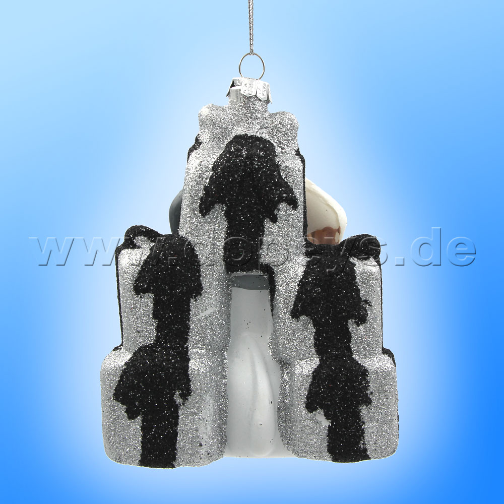 Kurt S. Adler - Disney "Patch mit Weihnachtsgeschenken" 101 Dalmatiner Weihnachtsanhänger aus Glas Ornament DN33019