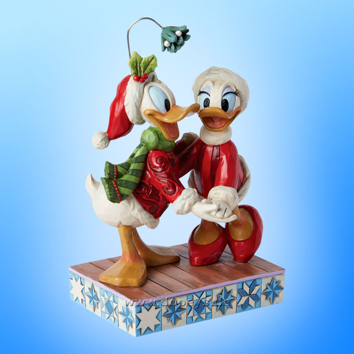 Disney Traditions - Donald and Daisy Duck Mistletoe (Merry Mistletoe) figurine by Jim Shore 6015004