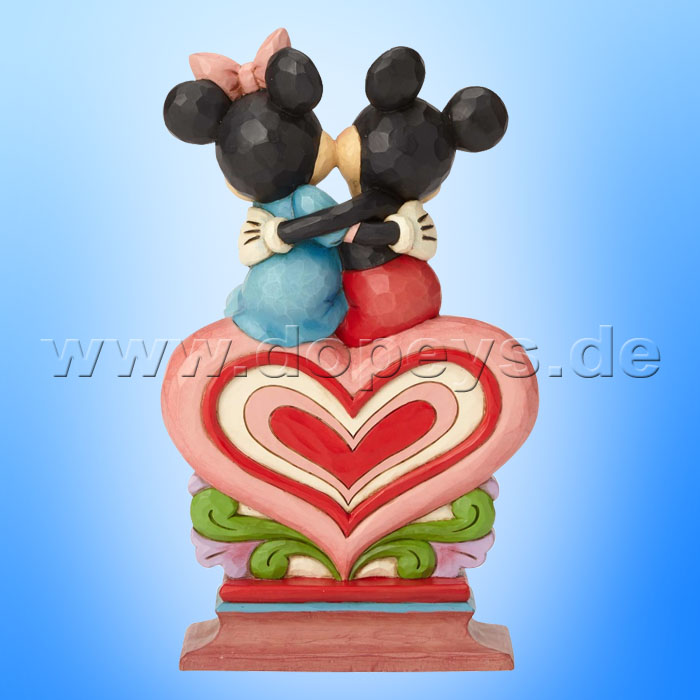 Disney Traditions - Heart To Heart (Mickey & Minnie Sitting on a Heart) by Jim Shore 6001282