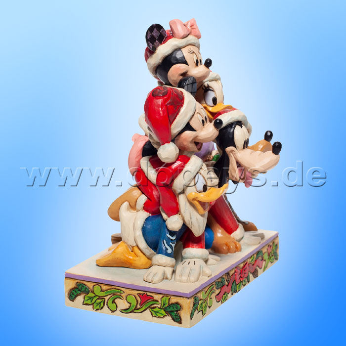 Disney Traditions - Piled High with Holiday Cheer (Mickey & Freunde als Weihnachtspyramide) von Jim Shore 6007063