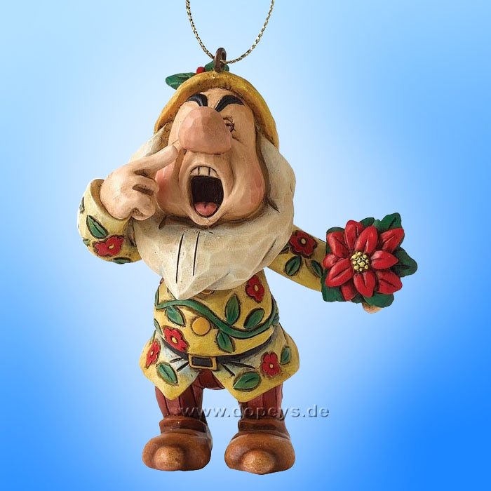 Disney Traditions / Jim Shore figurine from Enesco "Sneezy Hanging Ornament" A9045.
