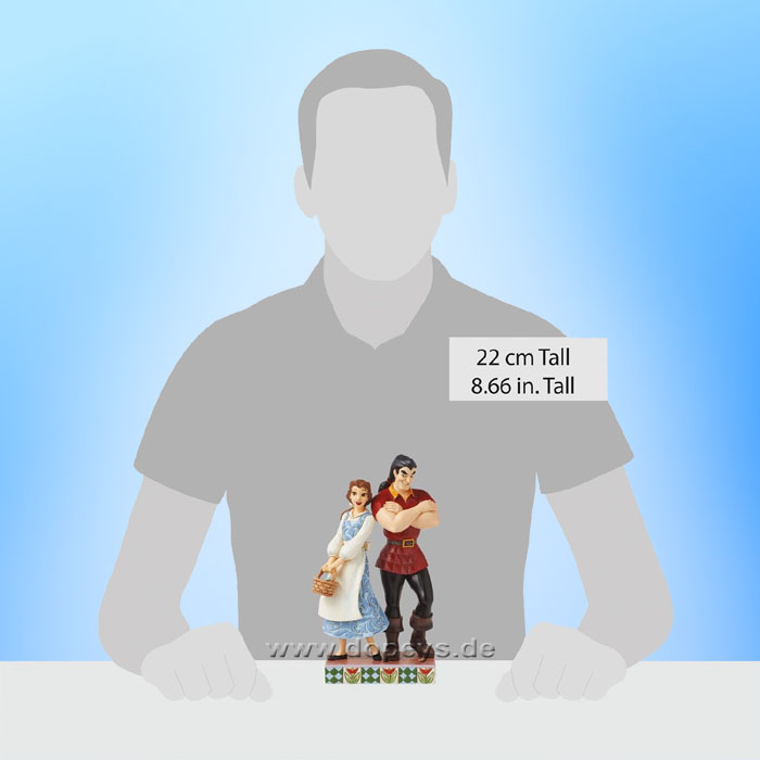 Disney Traditions - Belle & Gaston Figurine (Brilliant & Boorish) figurine by Jim Shore 6016342