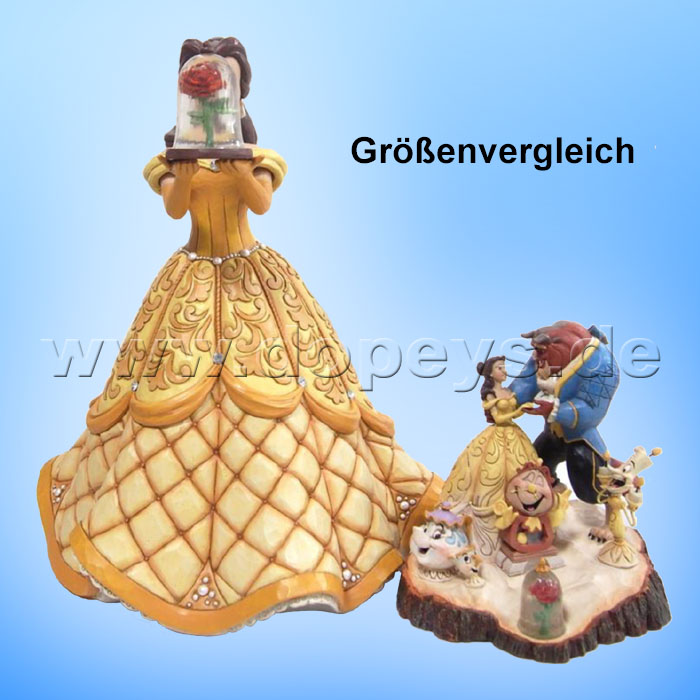 Disney Traditions - Beautiful Bibliophile (Belle Deluxe) sehr groß von Jim Shore 6009139