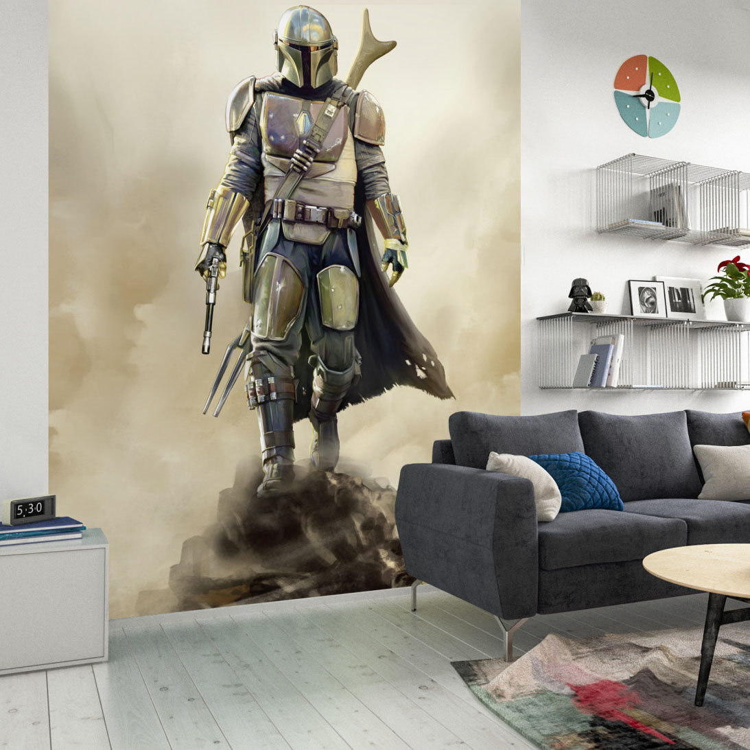 Star Wars Vlies Fototapete "Star Wars The Mandalorian The Hunter" 2,00m x 2,80m