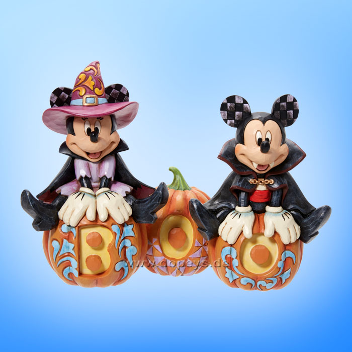 Disney Traditions - Mickey and Minnie Mouse Boo Pumpkins (Cutest Pumpkins in the Patch) figurine by Jim Shore 6013052
