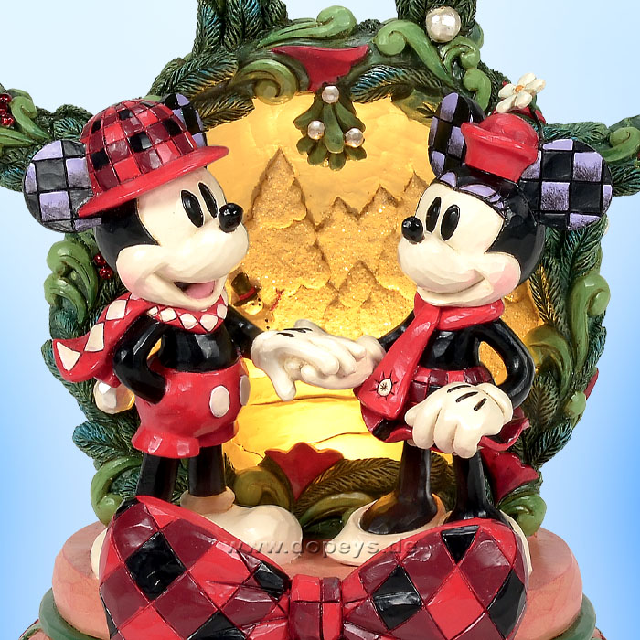 Disney Traditions - Mickey & Minnie LED Diorama (Magical Winter Moments) figurine by Jim Shore 6016880