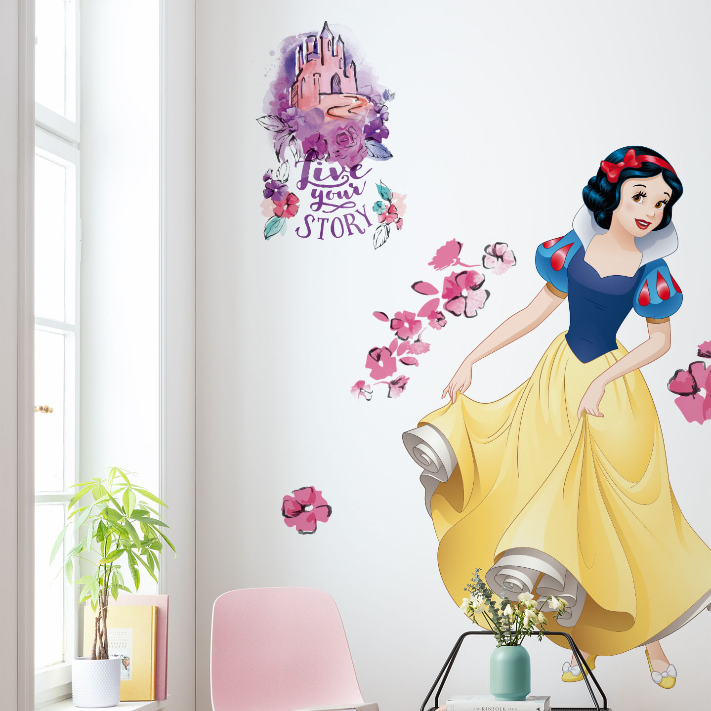 Disney Vlies Fototapete selbstklebend Schneewittchen "Snow White XXL" 127cm x 200cm