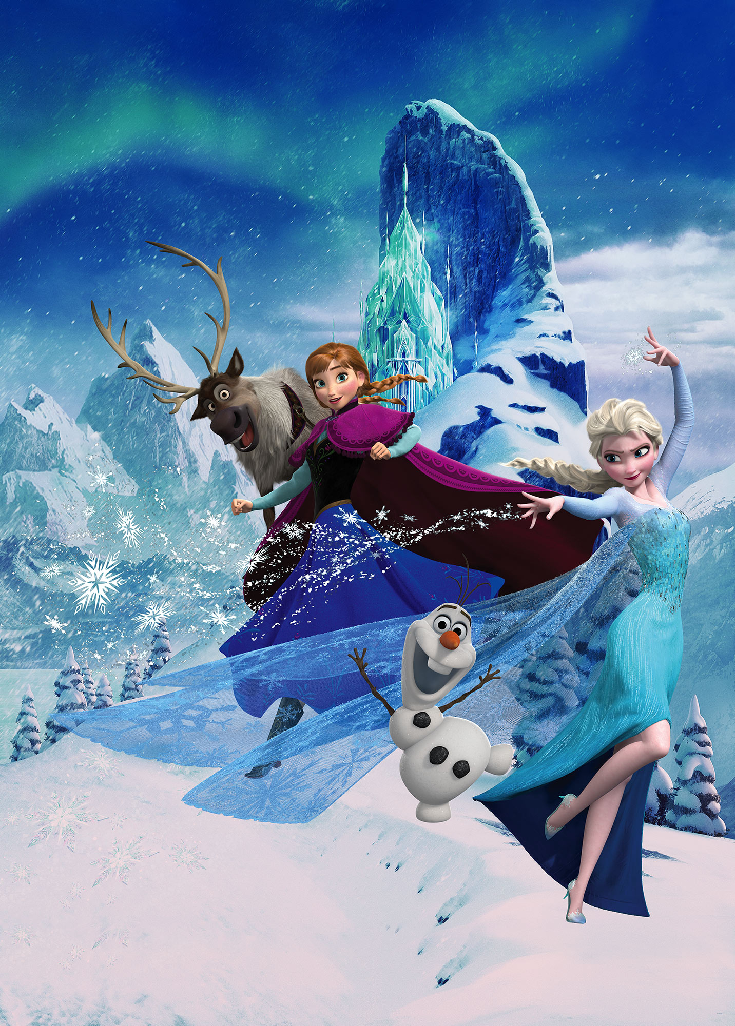 Disney Vlies Fototapete Die Eiskönigin "Frozen Elsas Magic"