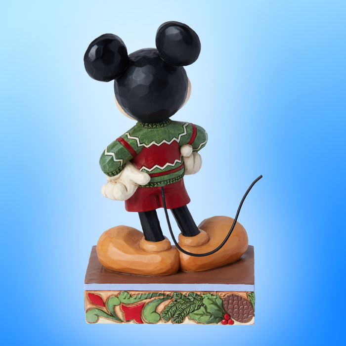 Disney Traditions Figur - Mickey Maus im Weihnachtspullover (All Decked Out) von Jim Shore 6015002