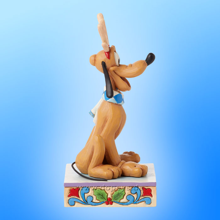 Disney Traditions Figur - Weihnachts-Pluto als Rentier (Dashing Rein-dog) von Jim Shore 6015012