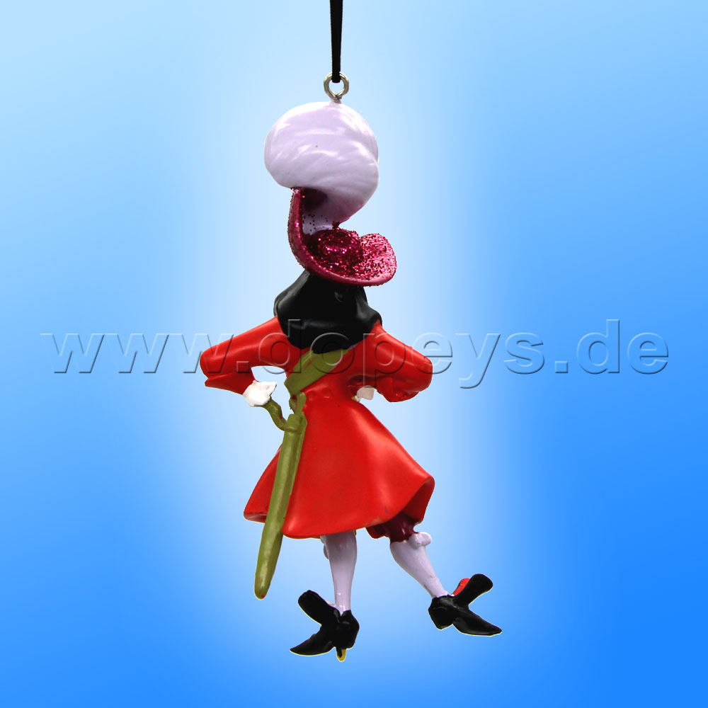 Kurt S. Adler - Disney "Merry Christmas Peter Pan" Captain Hook Hanging Ornament DN41006