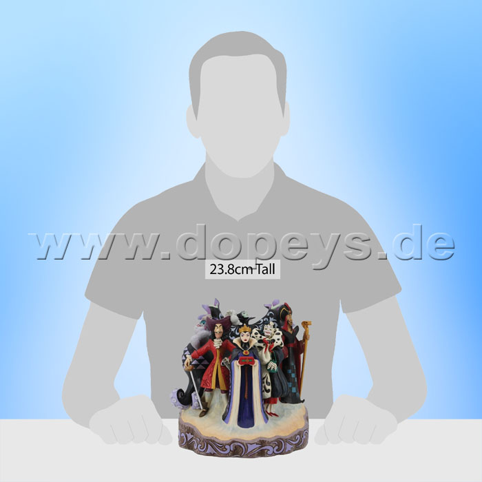 Disney Traditions Figur - Disney Bösewichte Baumstamm (Mischief, Malice and Mayhem) von Jim Shore 6010880