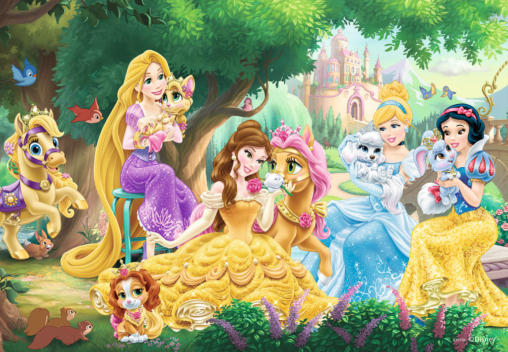 Disney Puzzles "Palace Pets, Beste Freunde der Prinzessinnen" von Ravensburger 08952