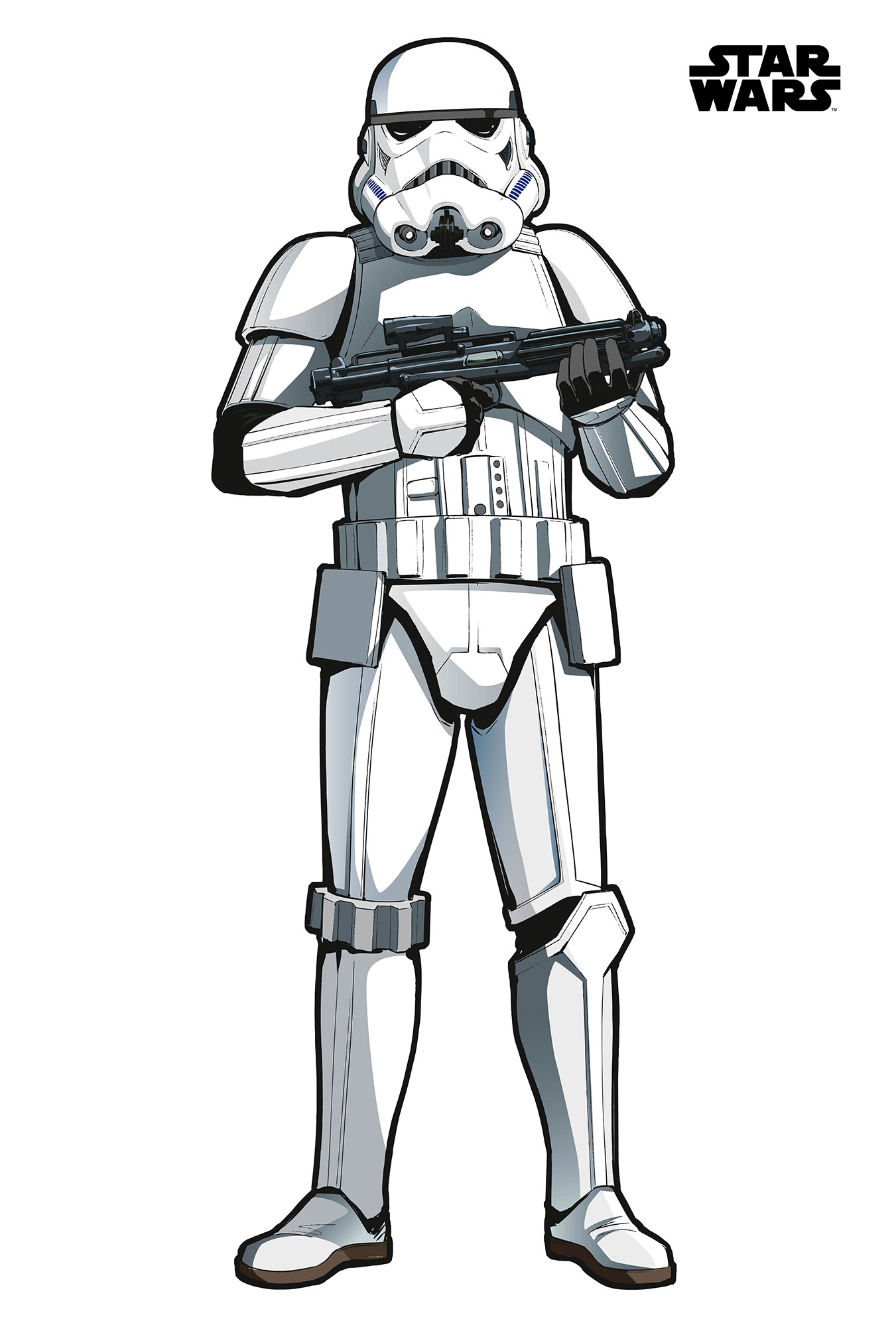 Star Wars Vlies Fototapete selbstklebend "Star Wars XXL Stormtrooper" 127cm x 188cm