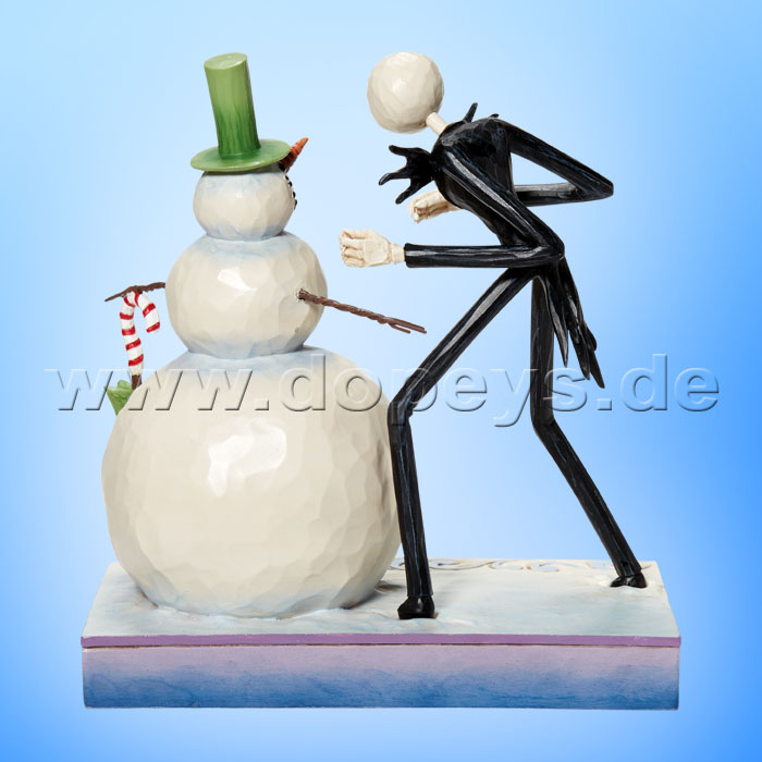 Disney Traditions Figur - Jack Skellington mit Schneemann (A Snowy Discovery) von Jim Shore 6013056