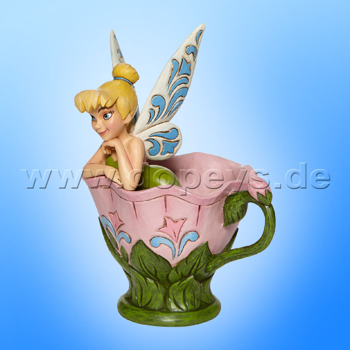 Disney Traditions - A Spot of Tink (Tinker Bell sitzt in einer Blumentasse) von Jim Shore 6008076