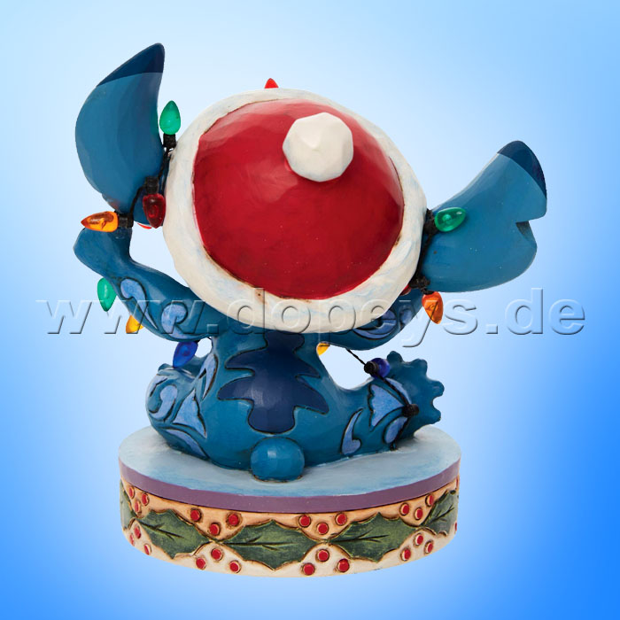 Disney Traditions -  (Weihnachts-Stitch mit Lichterkette) von Jim Shore 6010872