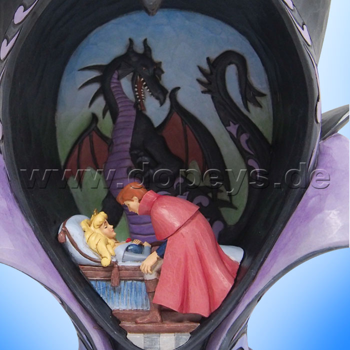 Disney Traditions - True Loves Kiss (Maleficent Diorama Headdress) figurine by Jim Shore 6008996