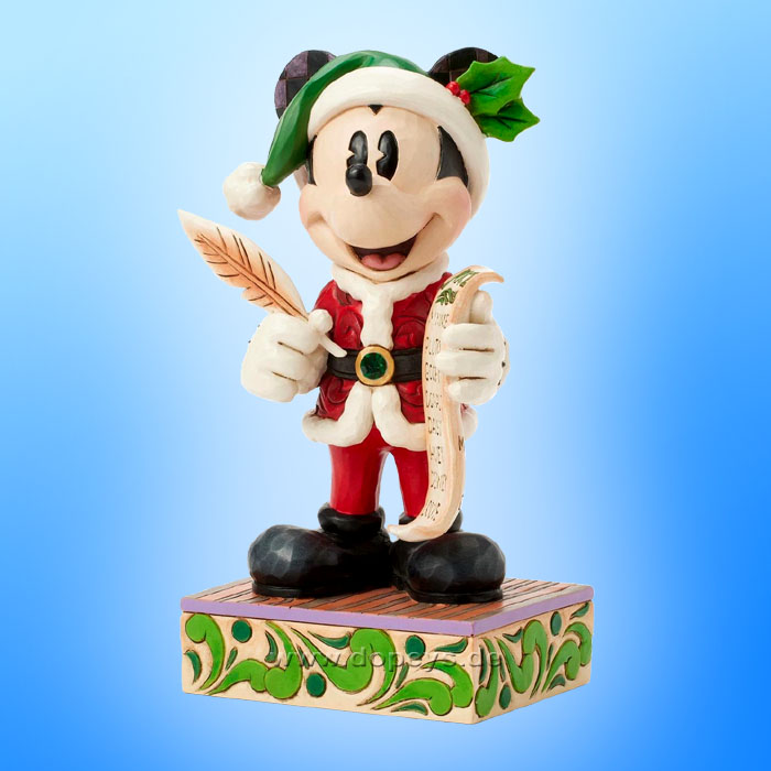 Disney Traditions - Santa Mickey with List (Twenty Years of Magic) figurine by Jim Shore 6016890