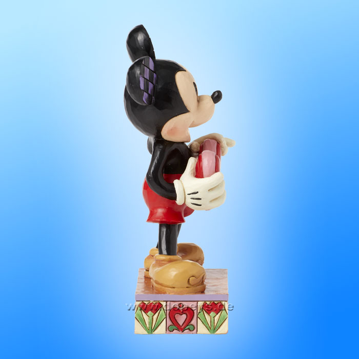 Disney Traditions Figur - Mickey mit personalisierbarem Herz (A Love Note) von Jim Shore 6016329
