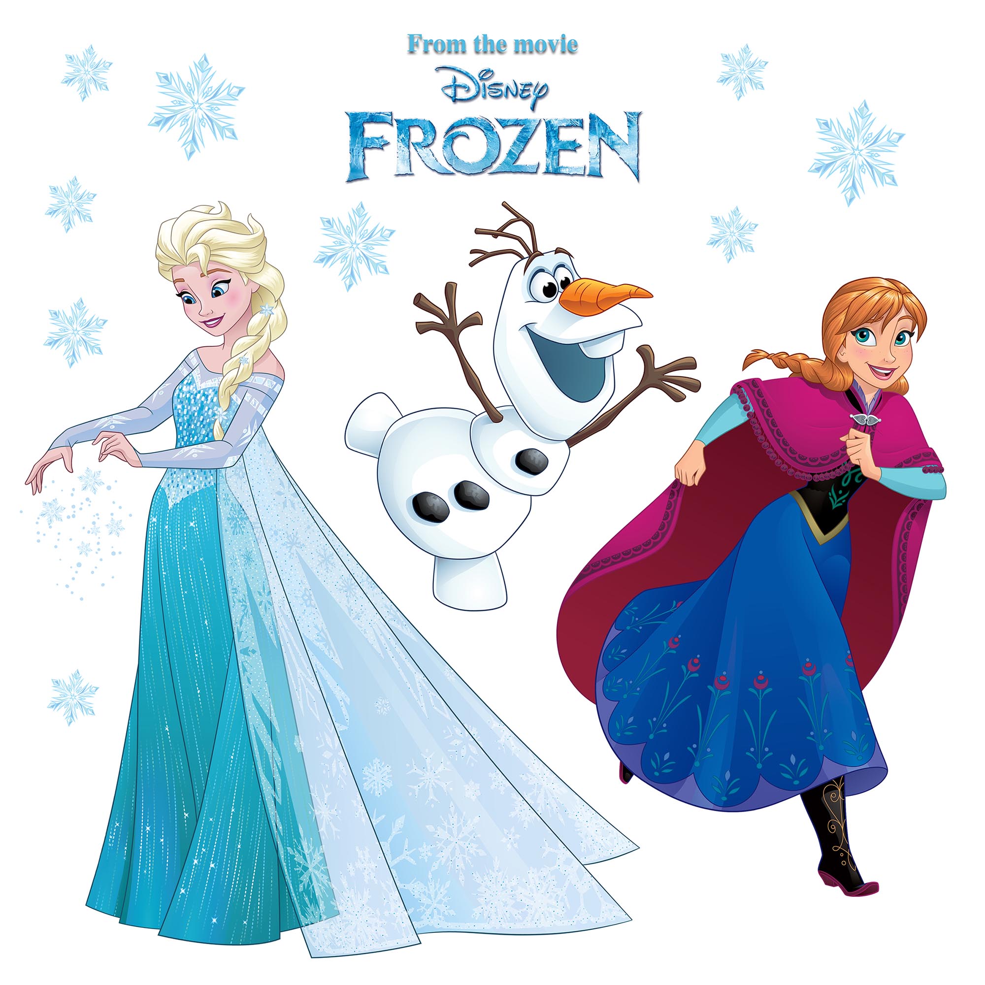 Disney Fensteraufkleber / Window-Sticker Die Eiskönigin "Frozen Snowflake"