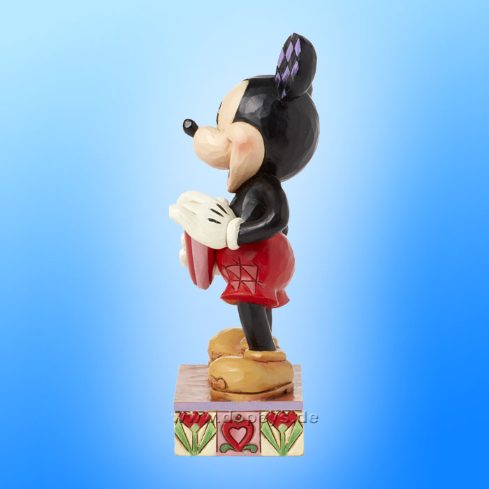 Disney Traditions Figur - Mickey mit personalisierbarem Herz (A Love Note) von Jim Shore 6016329