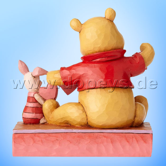 Disney Traditions / Jim Shore Figur von Enesco "Handmade Valentines (Winnie Puuh und Ferkel)" 4059746