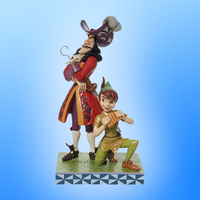 Disney Traditions - Peter Pan & Hook Good vs. Evil (Devious and Daring) figurine by Jim Shore 6011928