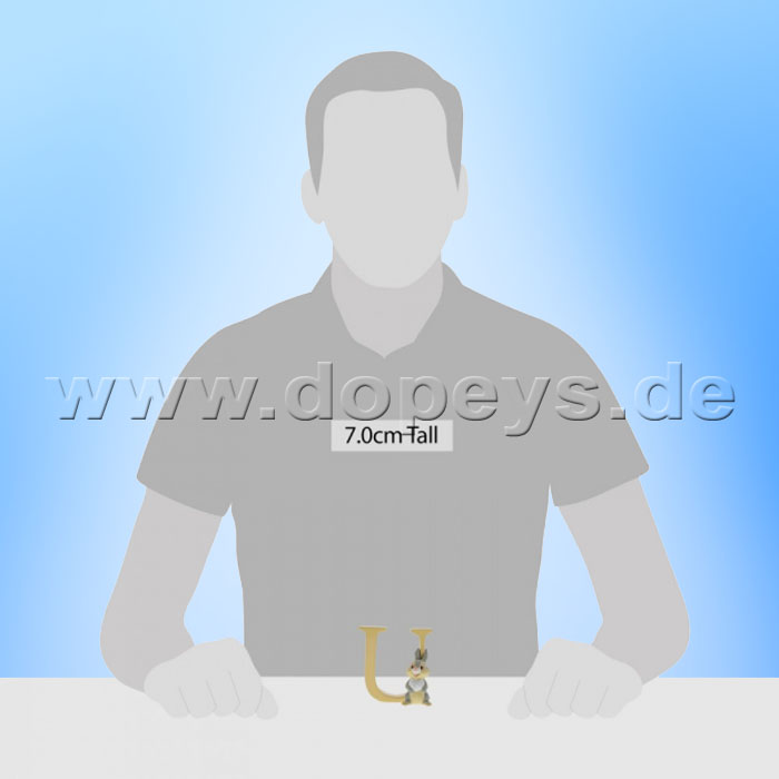 Enchanting Disney Collection - Letter "U" - Thumper figurine by Enesco A29566