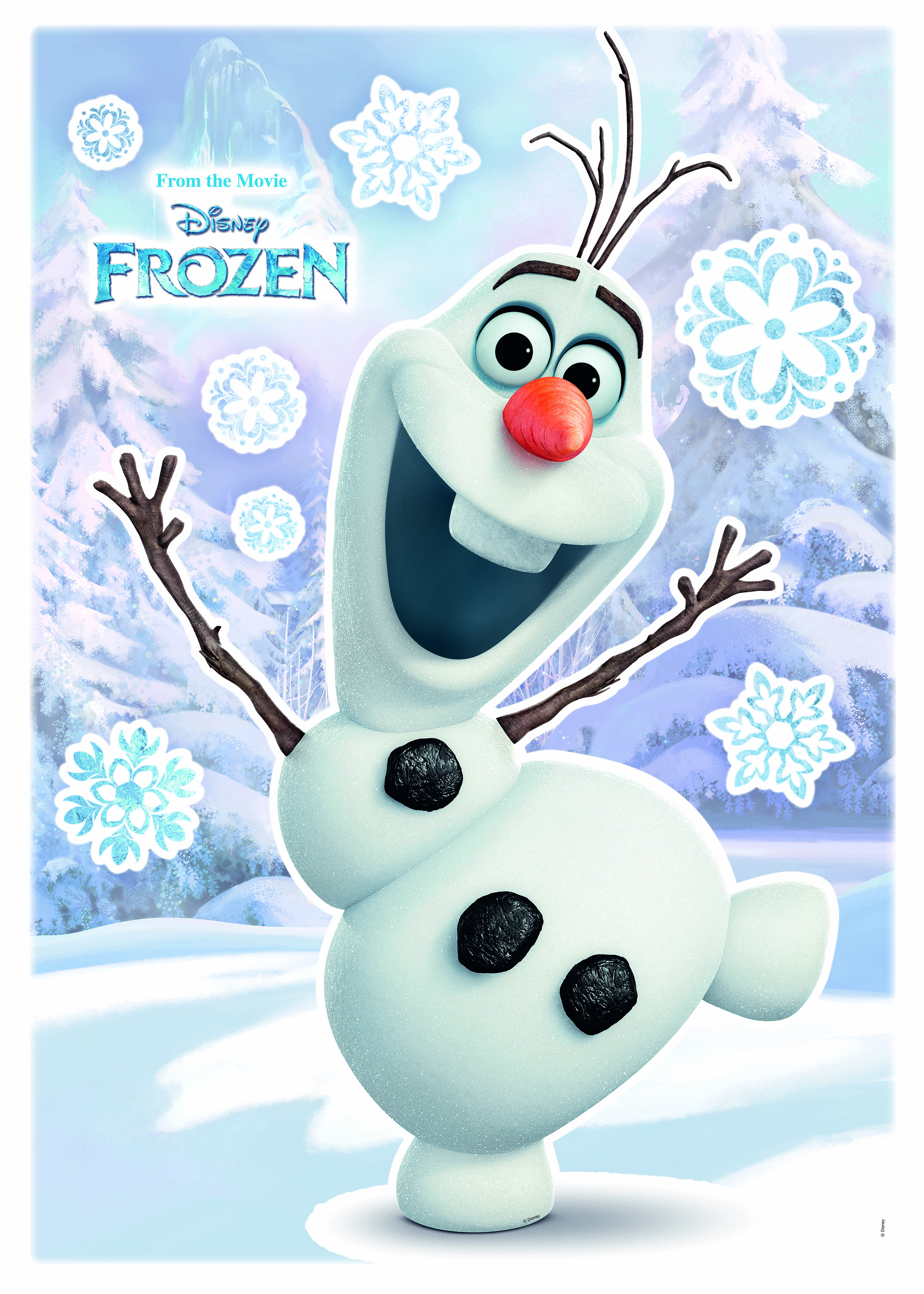 Disney Wandsticker / Wandaufkleber Die Eiskönigin "Frozen Olaf"