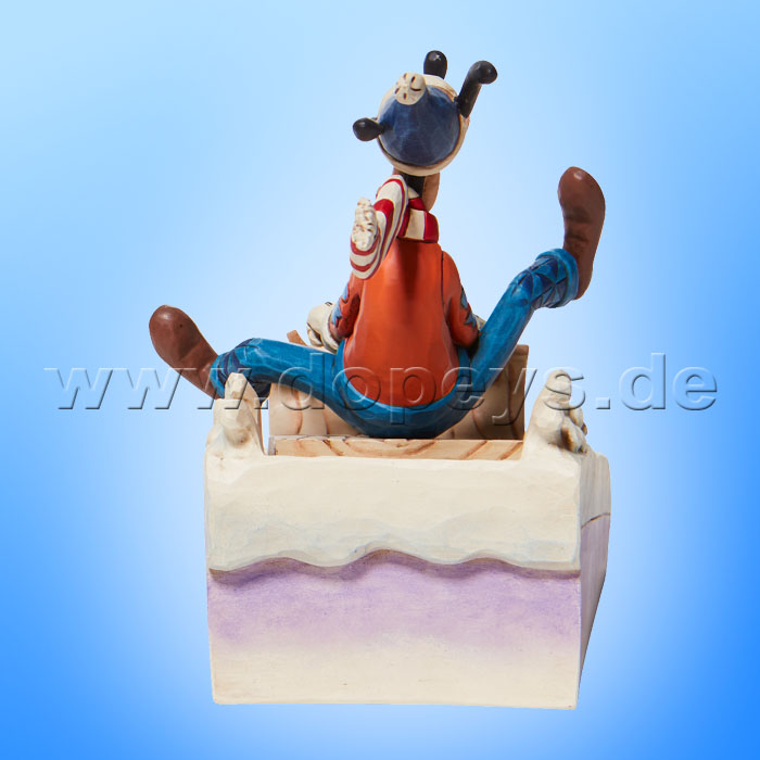 Disney Traditions - A Wild Ride (Goofy Sledding) figurine by Jim Shore 6008974