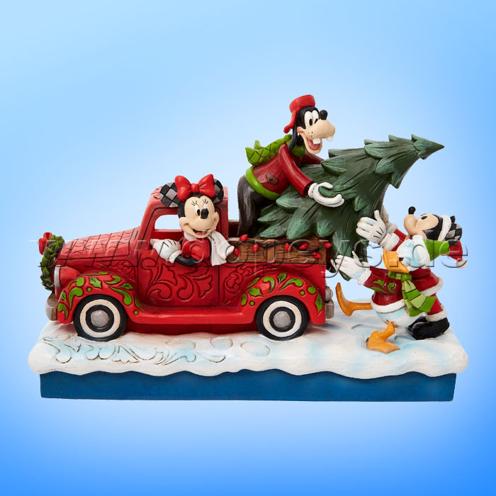 Disney Traditions - Loads Of Christmas Cheer (Mickey & Friends with Red Truck & Tree) figurine by Jim Shore 6010868