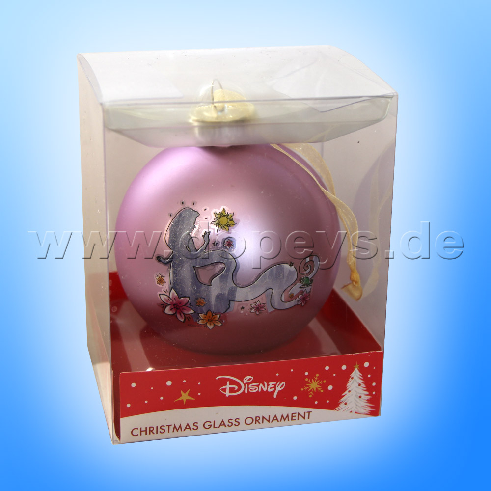 Kurt S. Adler - Princess "Rapunzel Silhouette" Christmas Bauble purple DN01006-B