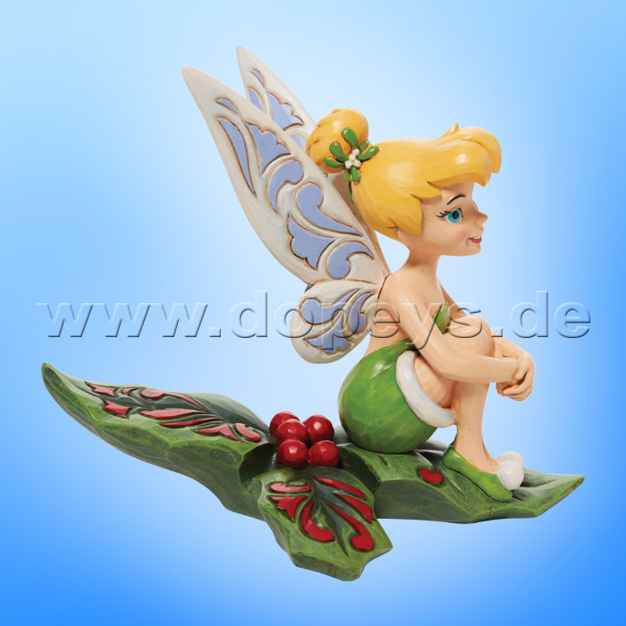 Disney Traditions -  (Tinker Bell Sitting on Holly) figurine by Jim Shore 6010874