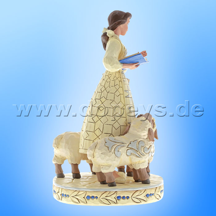Disney Traditions - Bookish Beauty (Belle with Sheep White Woodland) by Jim Shore 6002338