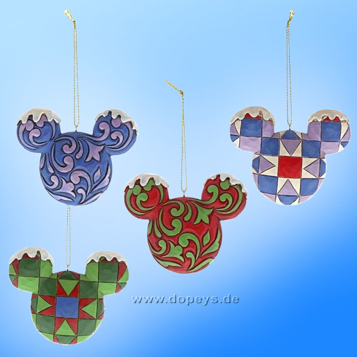 Disney Traditions / Jim Shore figurine from Enesco "Mickey Mouse Head (Hanging Ornament)" A29543