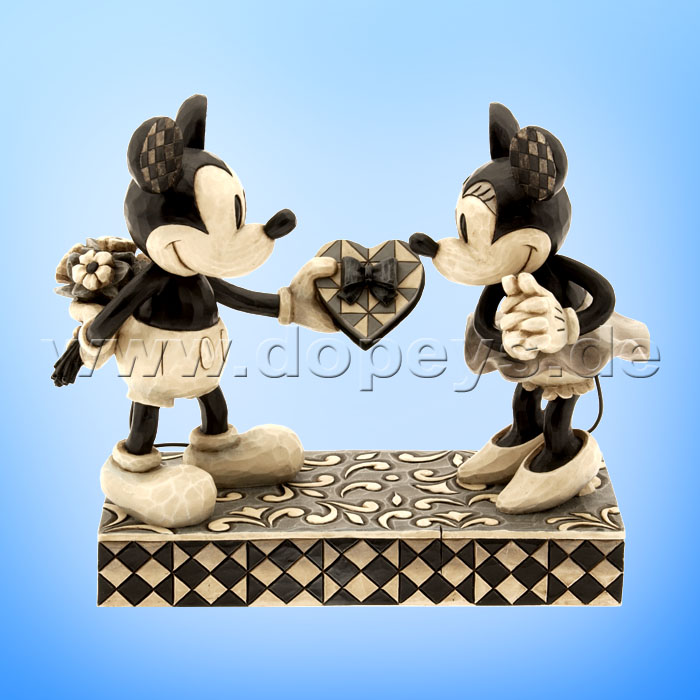 Disney Traditions - Real Sweetheart (Mickey & Minnie Retro Black & White) figurine by Jim Shore 4009260