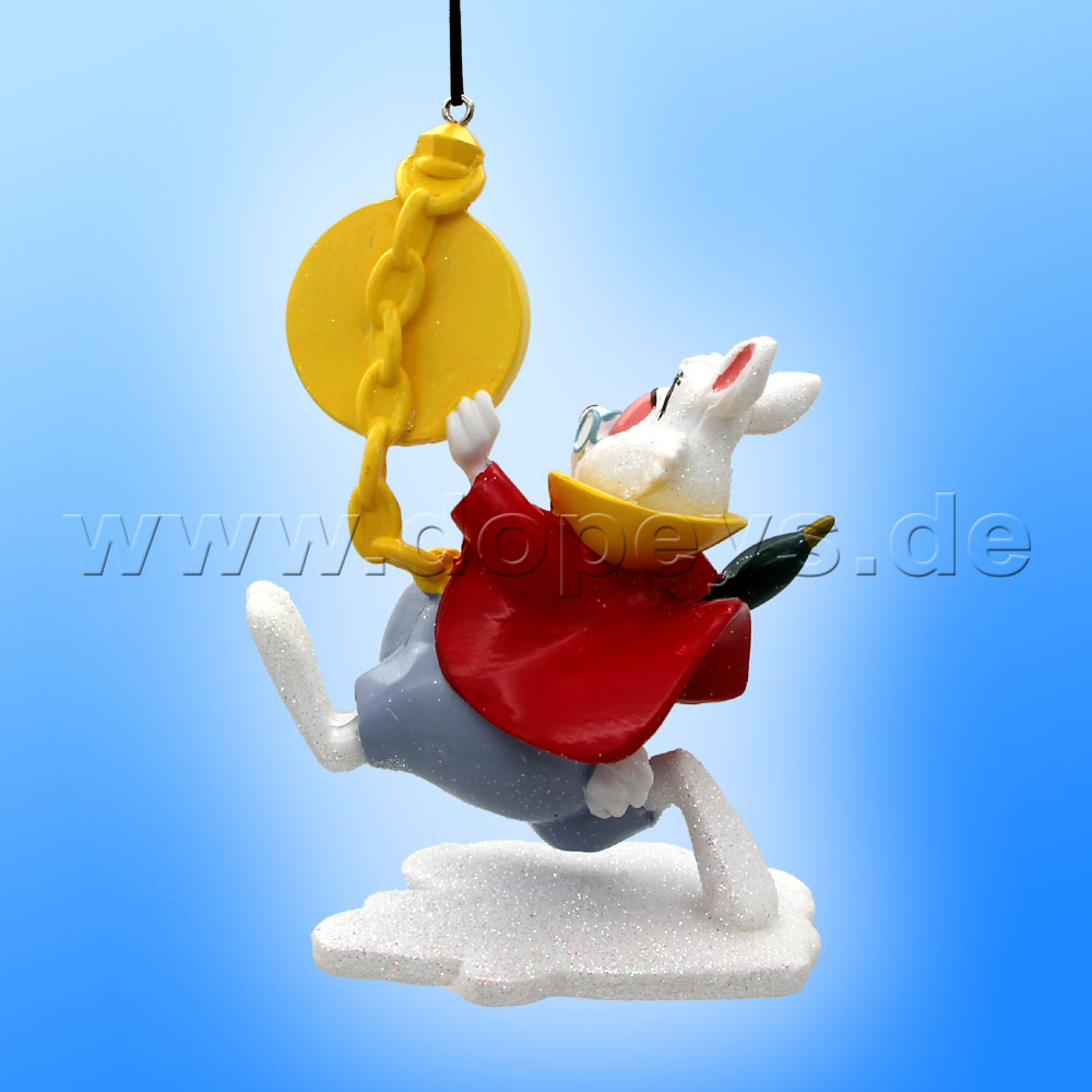 Kurt S. Adler - Disney "Das Weiße Kaninchen" Weihnachtsanhänger / Ornament DN34025