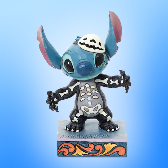 Disney Traditions - Stitch Halloween Skeleton (Spooky Experiment) figurine by Jim Shore 6013053