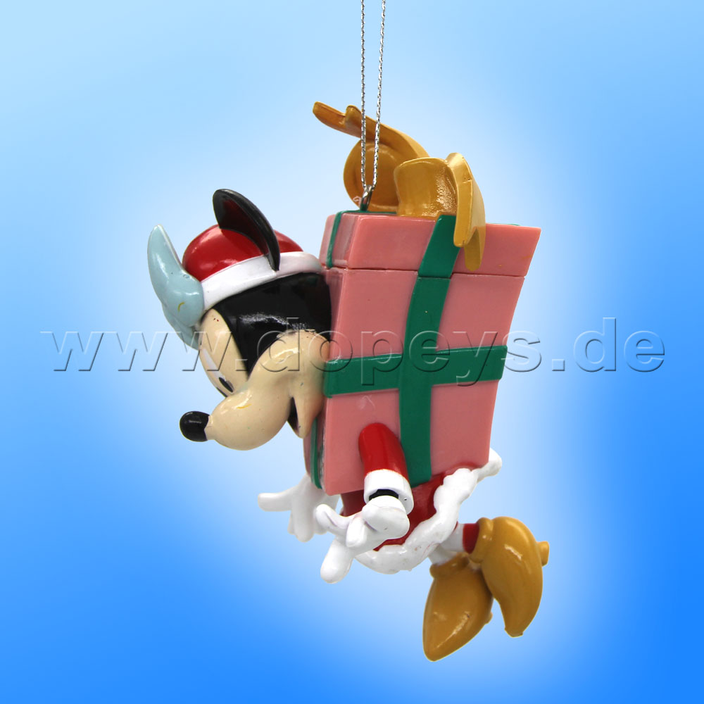 Kurt S. Adler - Disney "Minnie's Present" Minnie Mouse as a Christmas Present Hanging Ornament DN37054