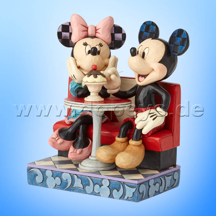 Disney Traditions - Love Comes In Many Flavours (Mickey & Minnie im Eiscafe) von Jim Shore 4059751
