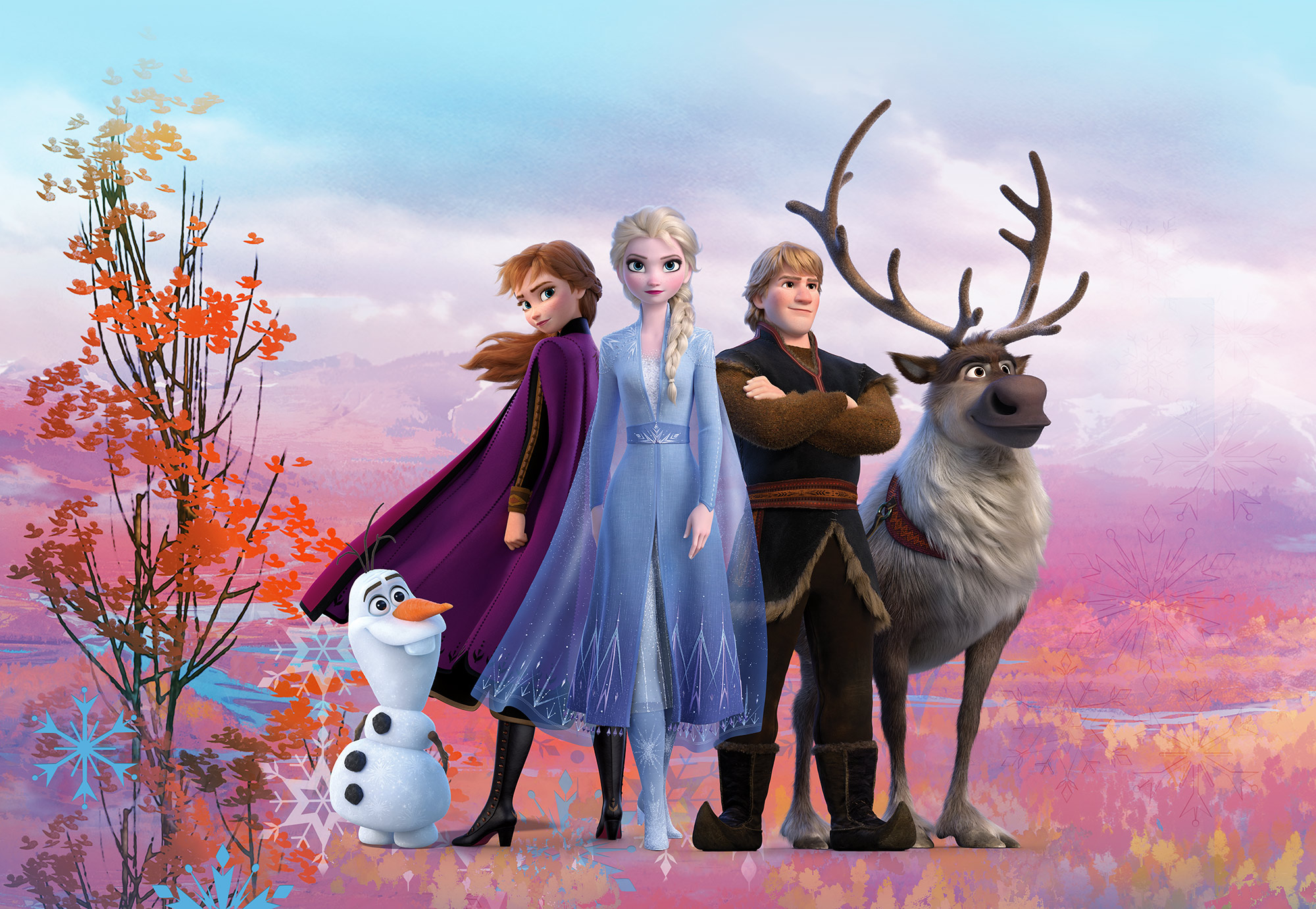 Disney Fototapete Die Eiskönigin "Frozen Iconic"